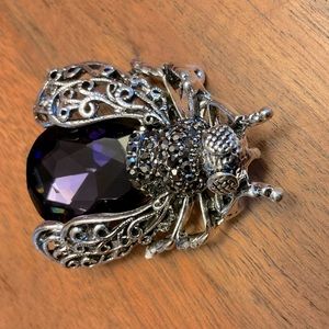 Gorgeous insect broach purple ‘jewel’